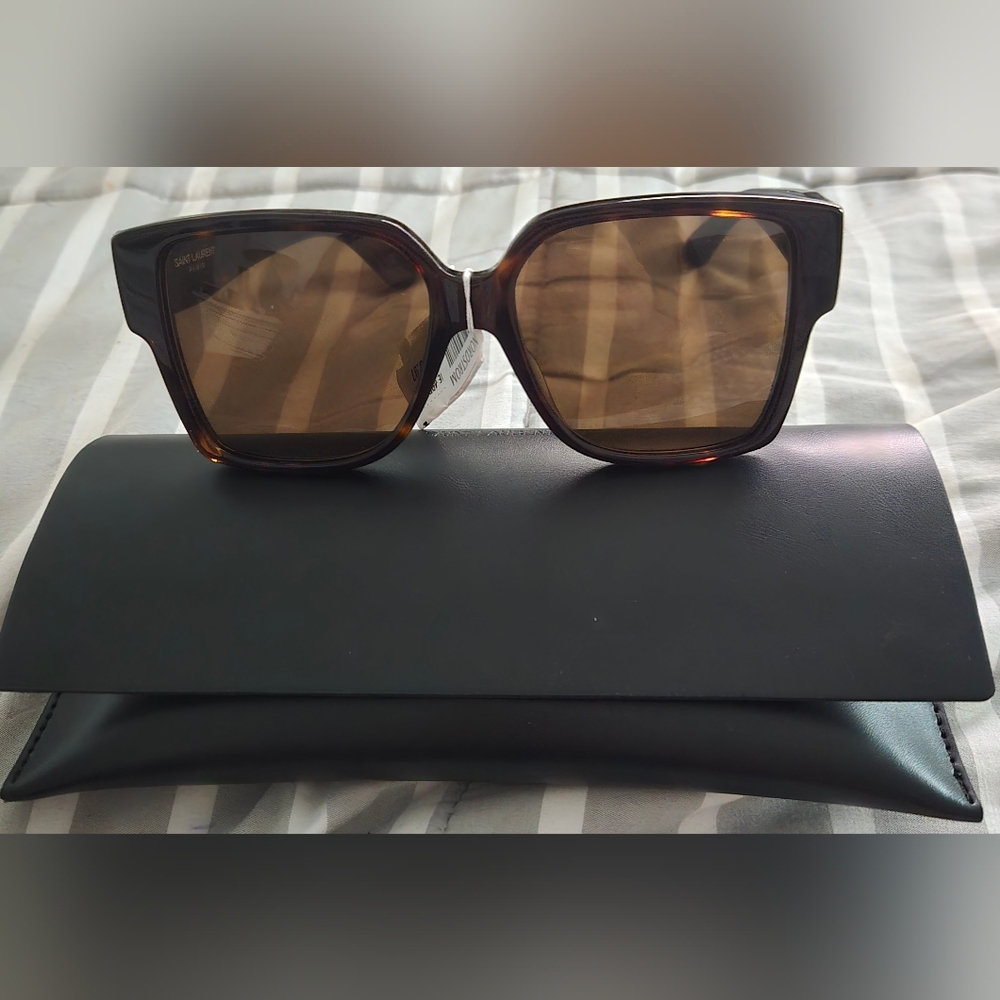 Saint Laurent 55MM Oversized Square Sunglasses - Picture 7 of 11